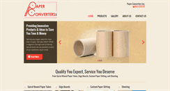 Desktop Screenshot of paperconvertersinc.com